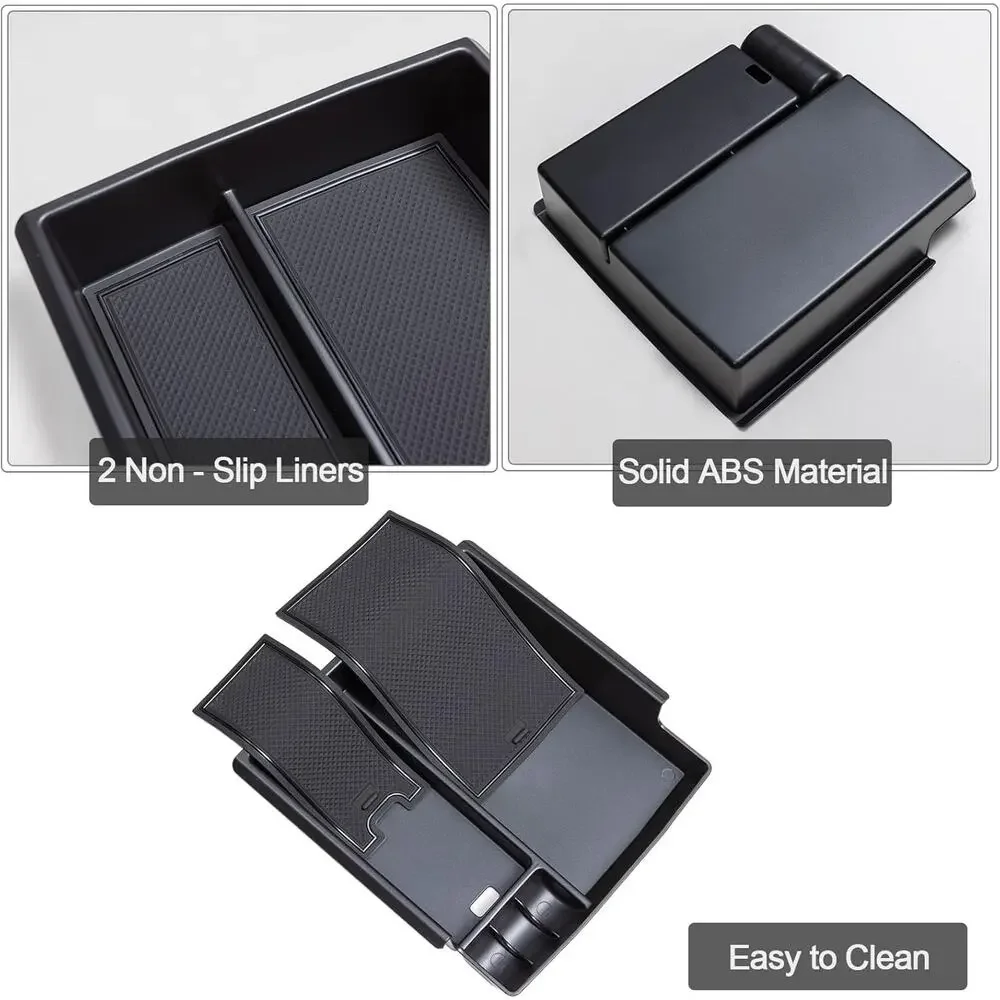Upper Center Console Storage Box Organizer Tray For 2021 2022 2023 Ford Bronco